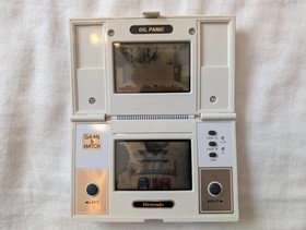 Used Game Watch Oil Panic