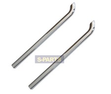 Pair Chrome 3odx 60 Length Curved Stack Pipe Freightliner Kenworth Peterbilt
