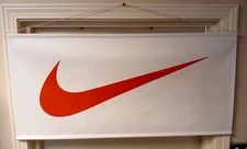 NIKE 90's VIntage-Style Dealer Store Banner Sign Pennant