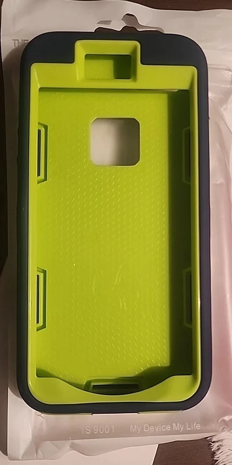 ULAK iPhone 5S 保护壳,iPhone 5 保护壳,iPhone SE 海军蓝 + 黄色 — 第 3/4 张图片