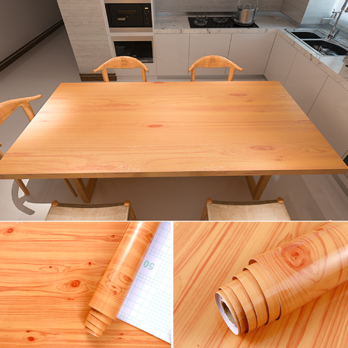 Waterproof Wood Grain Sticker Self-adhesive Wallpaper Pvc Room Decor Wallpaper - Picture 57 of 62
