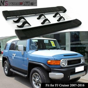 2Pcs Fits for FJ Cruiser 2007-2016 Fixed Running Board Side Steps Pedal Nerf Bar 2Pcs Fits for FJ Cruiser 2007-2016 Fixed Running Board Side Steps Pedal Nerf Bar