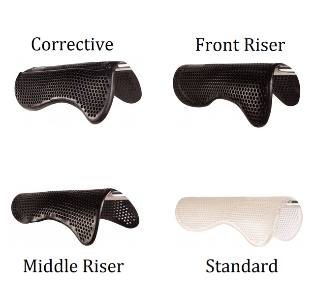 Ortho Gel Half Pads for English Saddles Breatheable Thick Anti Slip