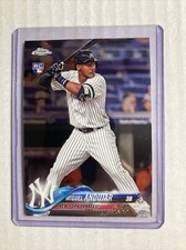 2018 Topps Chrome #14- MIGUEL ANDUJAR Rookie RC Card.. rookie card picture