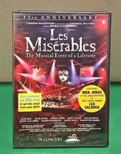 Les Misérables In Concert - 25th Anniversary Show DVD Alfie Boe NEW