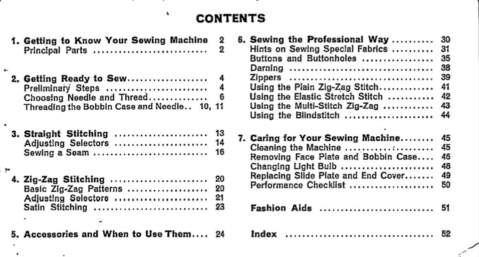 Máquina de Coser Singer 354 Manual Grande Edición Deluxe Genie Instrucción COLOR Foto 2 de 4