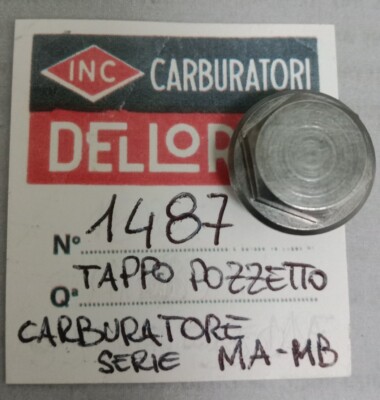 Dell'Orto MB MA 1487 Vintage Motorcycle CARBURETOR COCKPIT NUT NOS