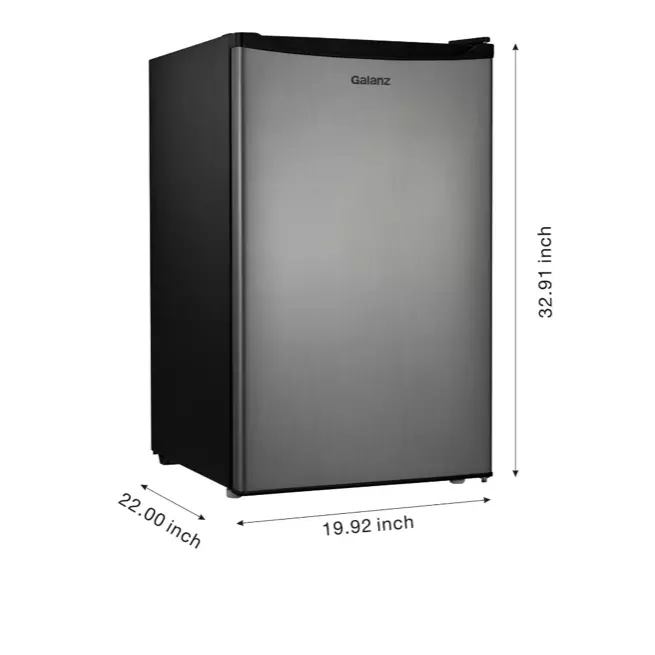 New 4.3 Cu ft Single Door Mini Fridge Freezer Compact Dorm Small