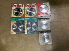 Lot of 7, Nos 7-1/4 Carbide Tipped Circular S...