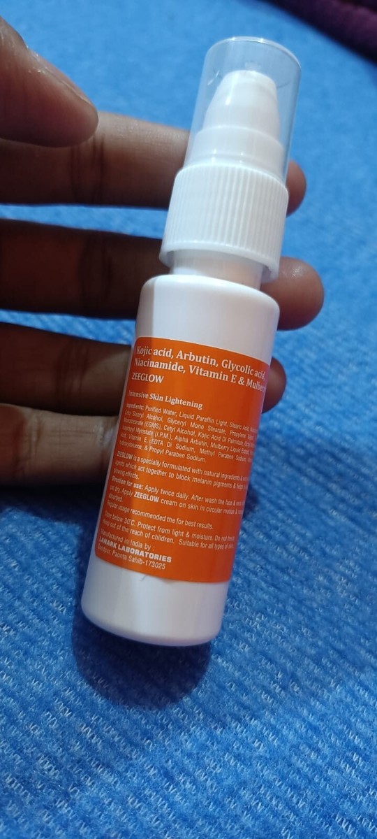 Zeeglow Glycolic Acid Arbutin & Kojic Acid Cream 25gm