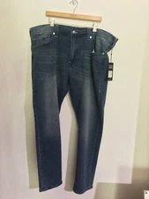 True Religion Mens Jeans Geno Relaxed Slim Cloudburst Size W46 Inseam 32 NWT