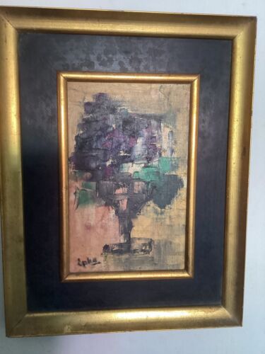 Dipinto olio su tela Epko Willering 1950 Bouquet De Violette, NoRotko De Kooning - Imagen 1 de 11