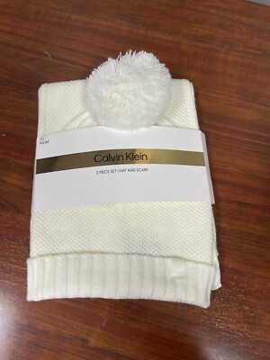 Calvin Klein Pom Beanie Hat and Scarf Set -R Calvin Klein Women main image 2