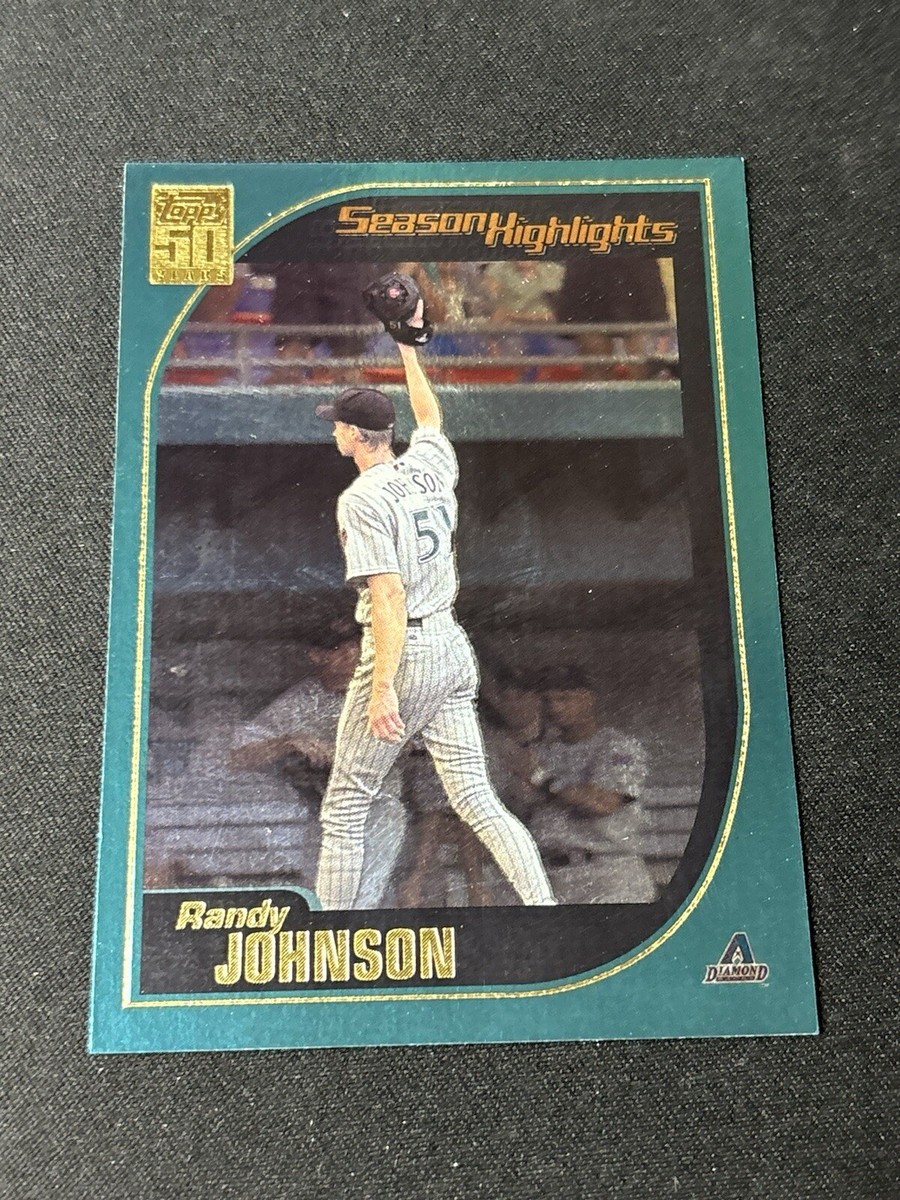 2001 Topps Season Highlights Foil Randy Johnson Arizona