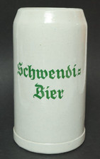 Alter Krug Schwendi Bier Biberach Bierkrug Brauereikrug Brauerei Bier 1L Humpen