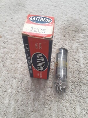 NOS Raytheon 12C5 Vacuum Tube