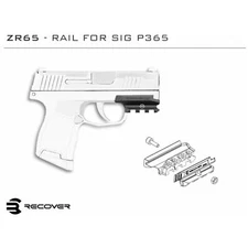 Picatinny Rail for Over Rail for Sig P365 and P365XL, Easy Install, No Mods R...