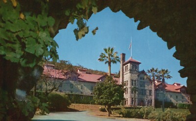 Postcard CA St Helena The Christian Brothers Wine Cellar Vintage PC K8470