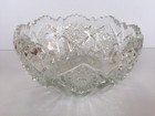 Antique American ABP Cut Glass Crystal Bowl Saw Tooth — photo 3