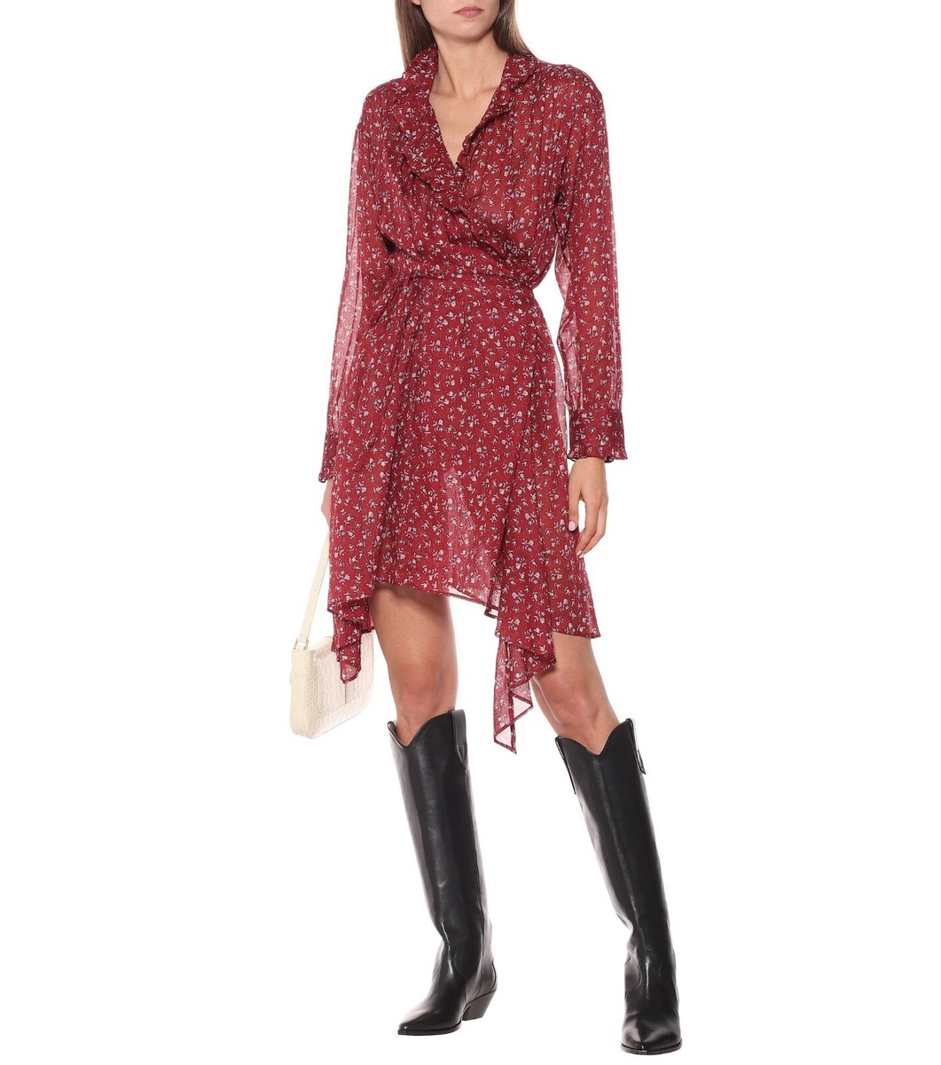 【ISABEL MARANT ETOILE】チェック cotton-voile ミニ ドレス Isabel Marant Etoile Women's Pamela Voile Floral Printed