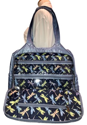 NWT LUG Tote Pontoon 2 Overnight Travel Bag BLUE MOON Dragonfly Icepop Carry-On