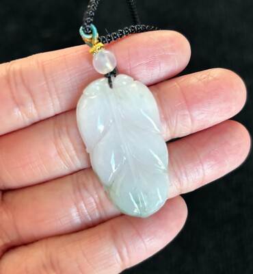 Milky Icy Jadeite Floating Green, 100% Untreated Certified Genuine Type A