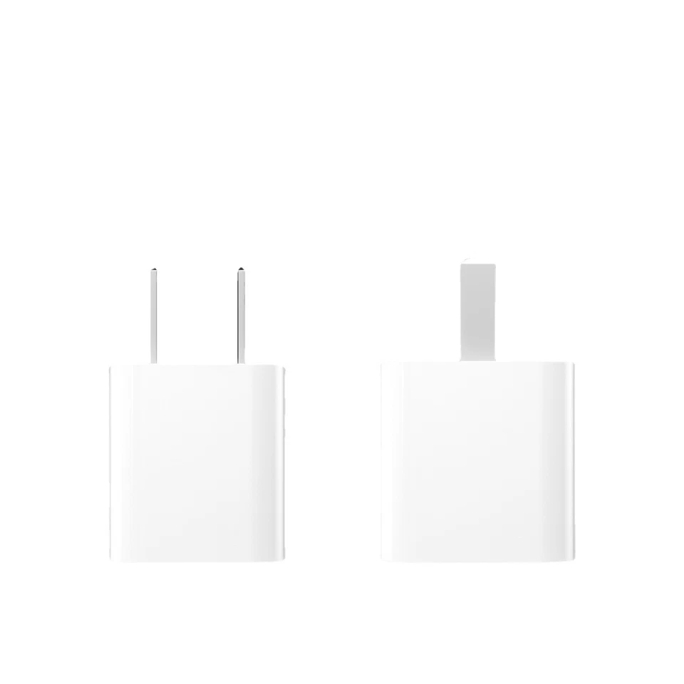 2x White 1A USB Power Adapter AC Home Wall Charger US Plug FOR iPhone 5 6 7 8 X - Image 2 of 4