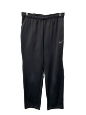 Nike Dri Fit Pull On Athletic Pants Size Medium Elastic Waist Black Athleisure