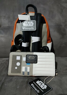 Loungefly Star Wars Rebel mini backpack with wallet NWT old  display picture 3