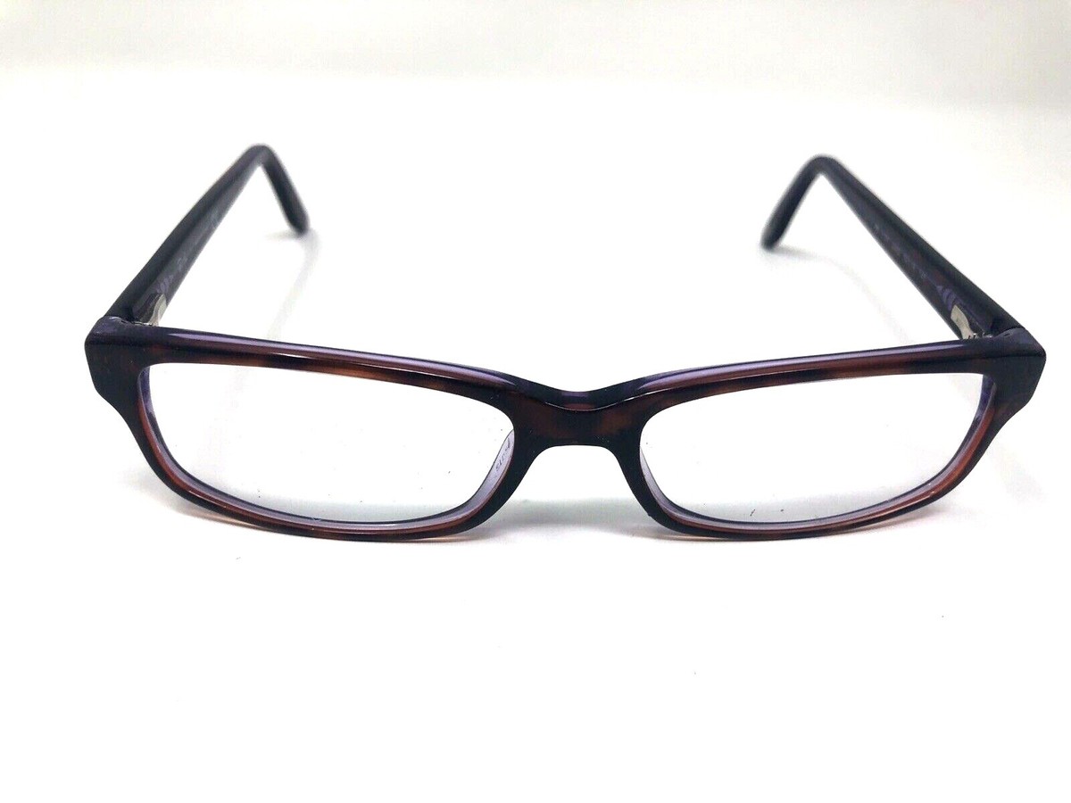 Ray-Ban Frames RB5187 2442 Brown Tortoise Clear Purple 50-16-140 RAY BAN RB5187 2442 Full Rim Plastic Optical Eyeglasses  main image 4