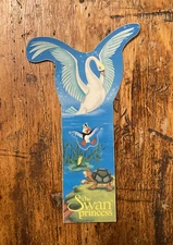 Vtg 1994 The Swan Princess SWAN LAKE Puffin Bird Speed Turtle RARE BOOKMARK 90s!