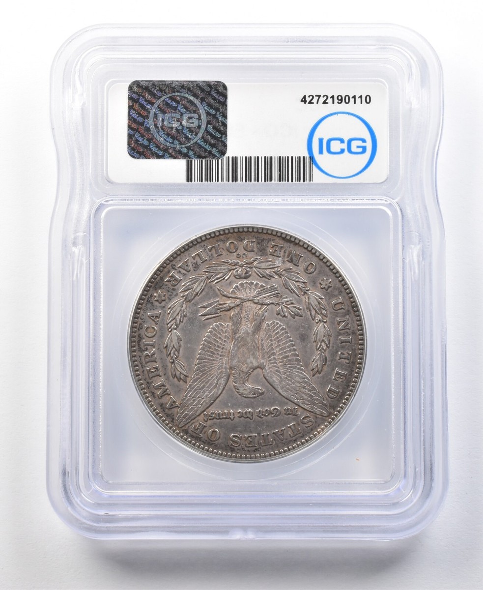 1878-CC Morgan Silver Dollar EF40 ICG *0165 | eBay