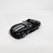 BURAGO 1:43 AUTO DIE CAST DODGE VIPER RT/10 Black White Stripes Italy