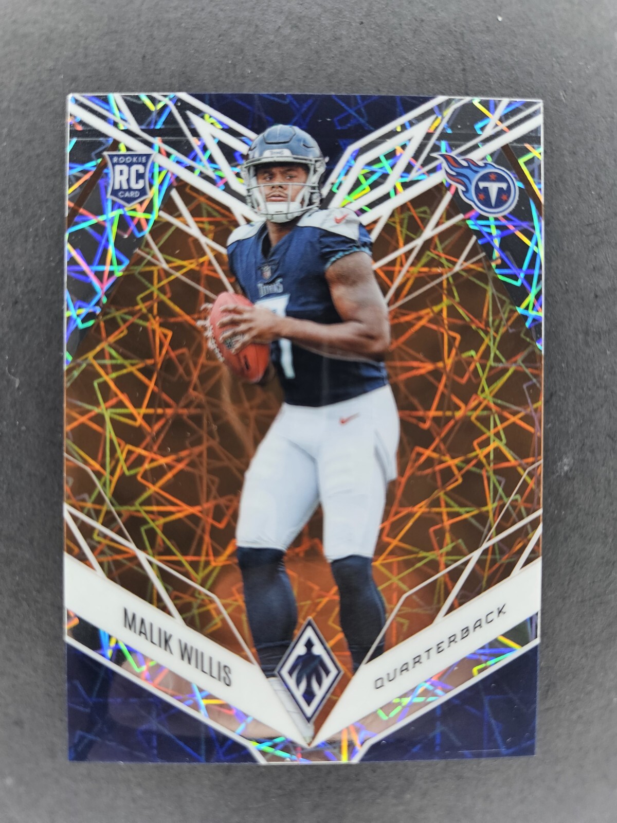 2022 Panini Phoenix #103 Malik Willis Rookie Orange Lazer /75 Titans RC