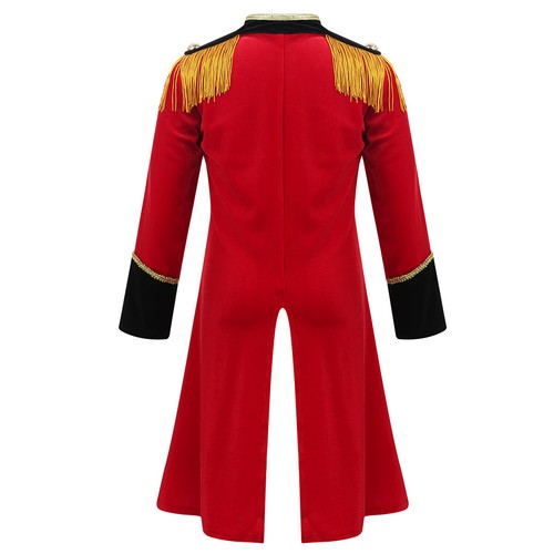 Boy Girls Ringmaster Circus Costume Sequin Romper Birthday Party Outfit Dress up - 第 19/22 張圖片