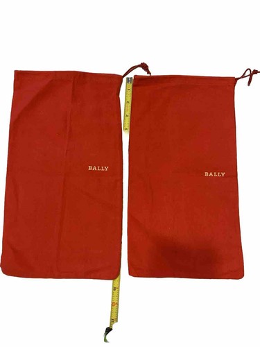 Bally Tasche Kordelzug Schuhe STAUBBEUTEL ABDECKUNG 7,5”w X 14,5”h - Bild 3 von 4