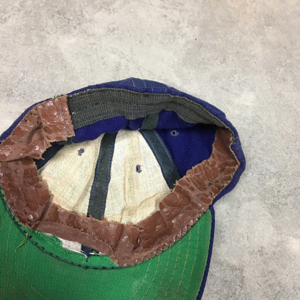 Vintage Chicago White Sox 60s Hat Leather Band Antique Baseball Fitted Wool 70s - Image 4 of 4