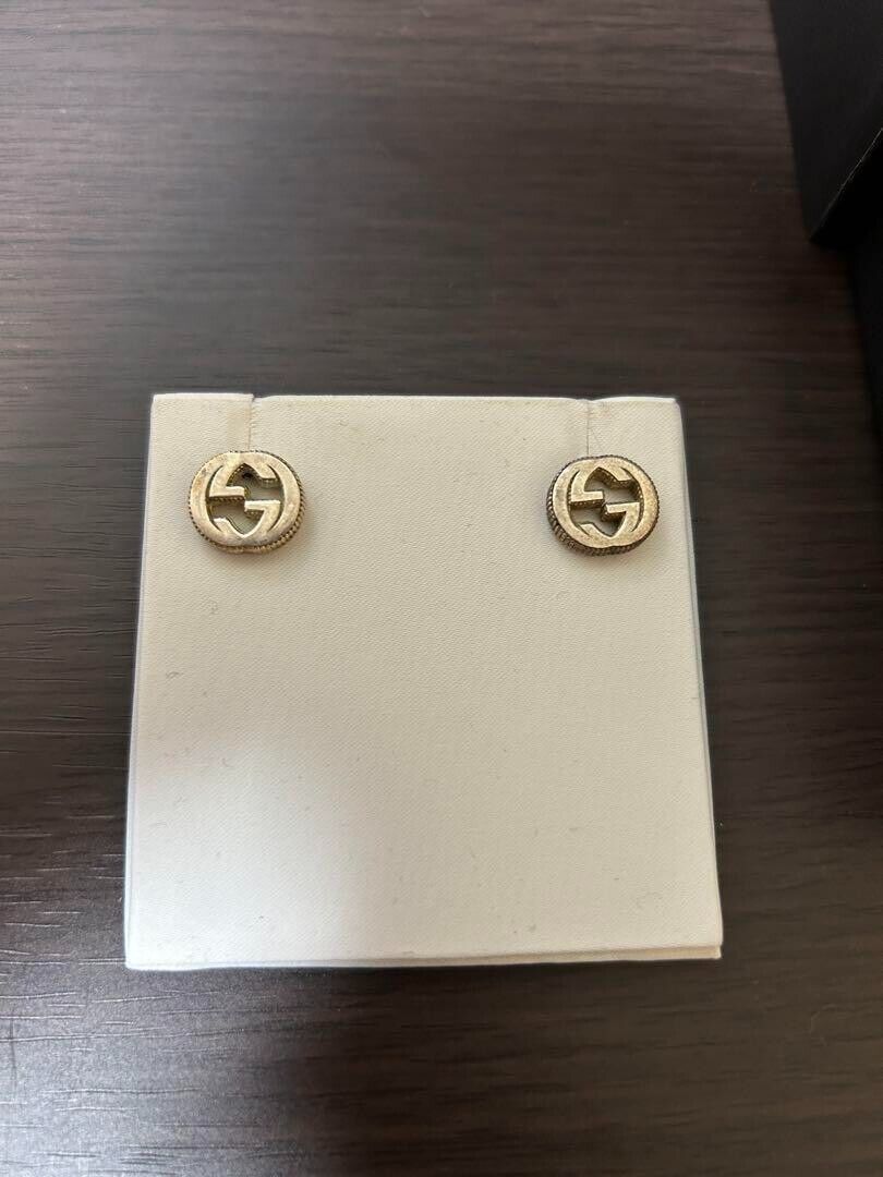 国内即発★GUCCI★グッチ★INTERLOCKING G EARRING 479227 GUCCI Interlocking GG Sterling Silver Earrings Womens with