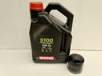 Set Original Ölfilter Motul 7100 10w40 Für: Suzuki GSR 600