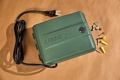 UNBOXED* Orbit 57896 6-Station Outdoor Swing Panel Sprinkler System Timer Green