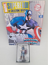 MARVEL EAGLEMOSS FABBRI EDITORI SUPEREROI #4 CAPITAN AMERICA MINIATURE FIGURE!