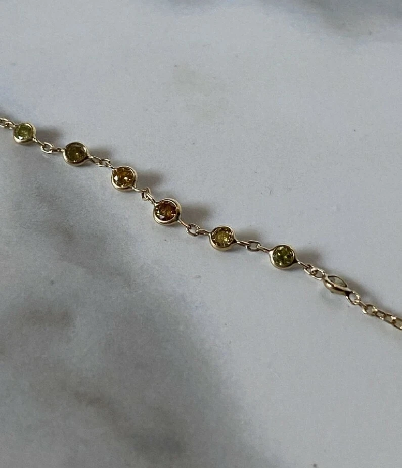 Fancy Diamond Bracelet - Image 4 of 4