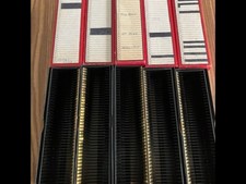 Lot of 5 Vintage Bausch  Lomb Optical Co. Slide Tray for Projector 63-25-42