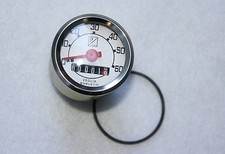 VESPA TACHO Lenker altes 4-eck LOGO rund V 50 N S 1.serie 90 Frame Speedo Handle