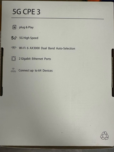 H138-380 5G CPE PRO 3 Router huawei Cat19 WFi 6 Slot 5G modem Box 99%new - 第 4/4 張圖片