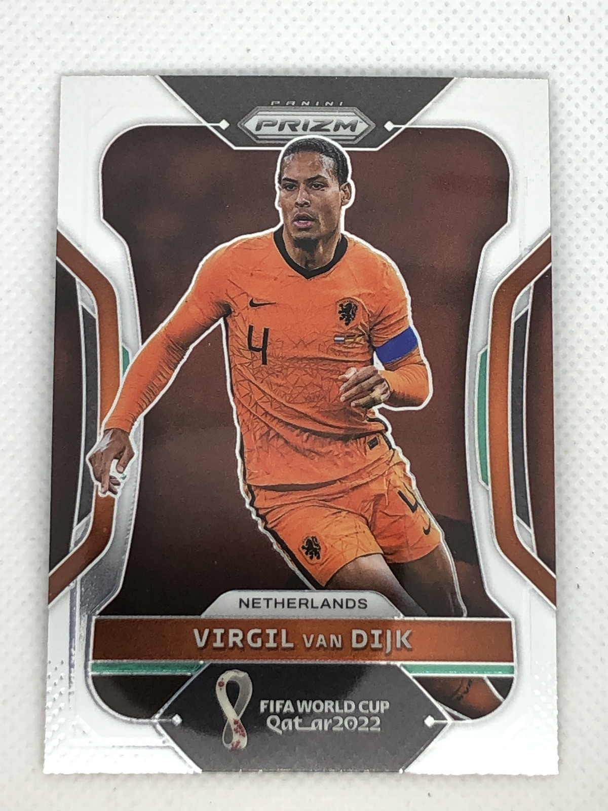 2022 Panini Prizm World Cup | No. 163 Virgil Van Dijk Netherlands | Base Fresh!