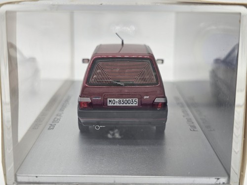 Fiat Uno Turbo i.e. Mk2 1989 Bordeaux 1:43 Kess Model In Box - Imagen 3 de 3