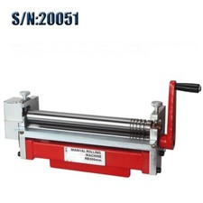 Manual Bending Machine Steel Plate Rolling Machine Thin Sheet Bender S/N:20051