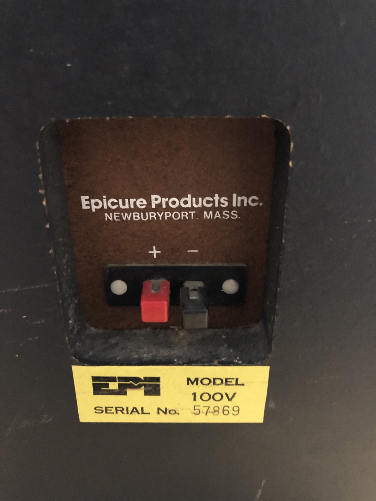 Epicure EPI Model 100 Bookshelf Speakers eBay