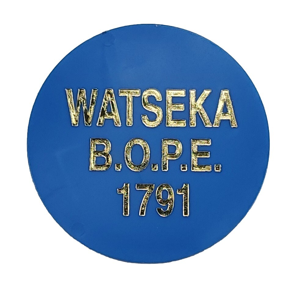 Token comercial Watseka, IL: B.O.P.E. Cerveza 1791